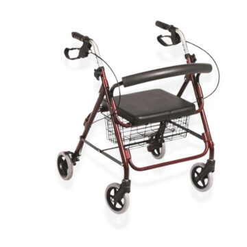 R-4608 4-Wheel Rollator is a lightweight