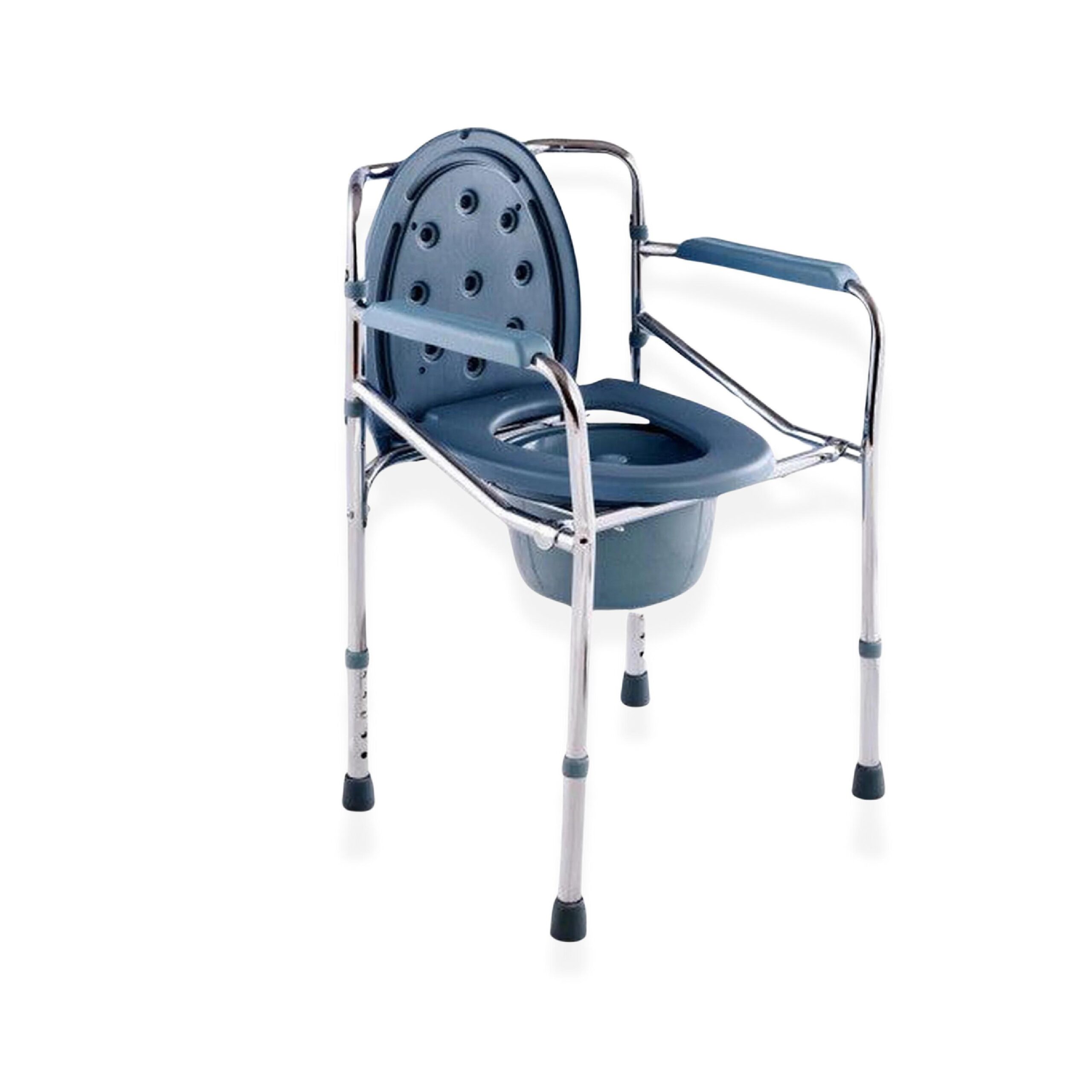 foldable bedside commode chair