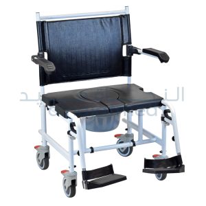 Heavy-Duty Aluminum Commode Chair